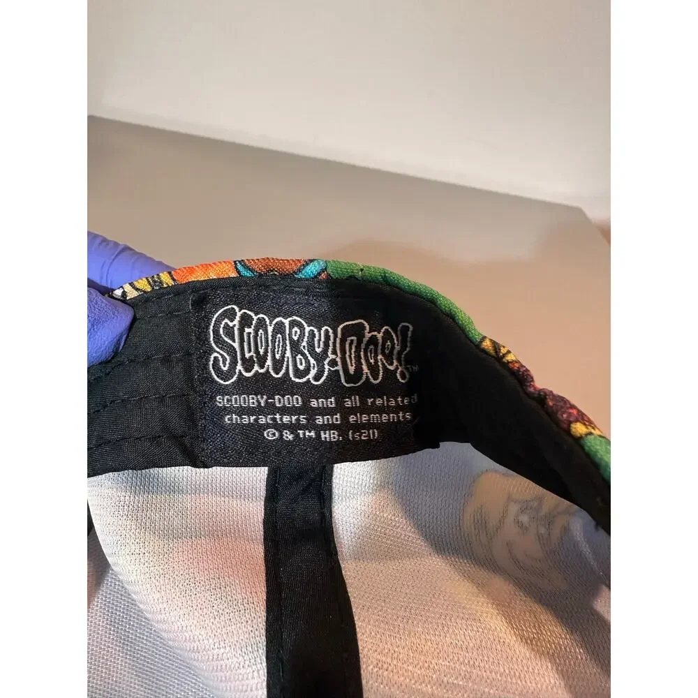 Scooby-Doo Shaggy Scooby Snacks Tie Dye All Over Print Snapback Hat Cap OSFM